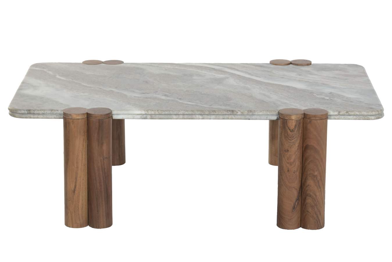 MESA CENTRO MANGO MARMOL 120X73,5X38 MARRON