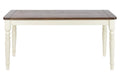 MESA COMEDOR MANGO MDF 160X90X76 CREMA
