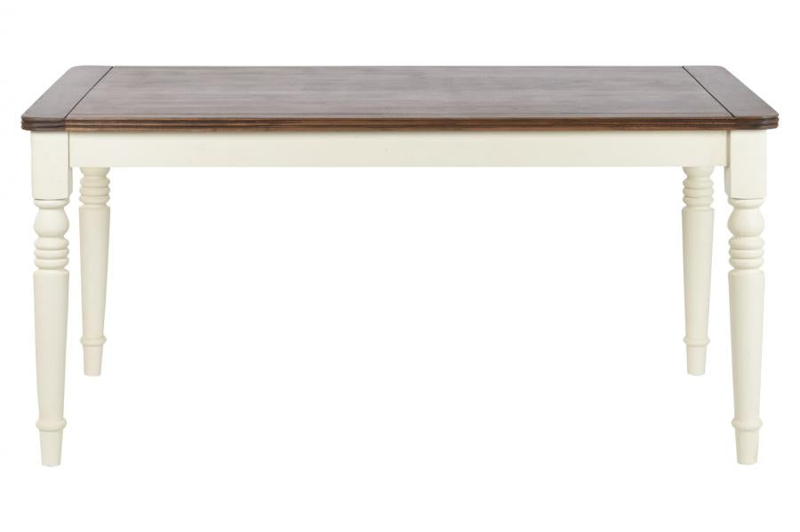 MESA COMEDOR MANGO MDF 160X90X76 CREMA
