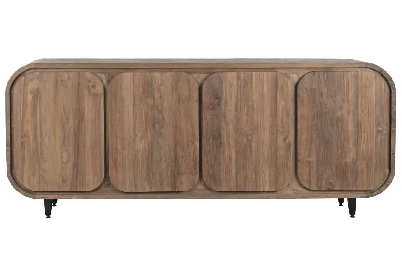 BUFFET TECA RECICLADA 200X45X80 4 PUERTAS NATURAL