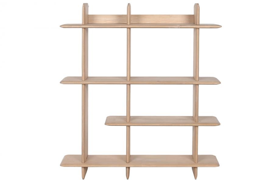 ESTANTERIA MADERA DE HEVEA 90X22X100