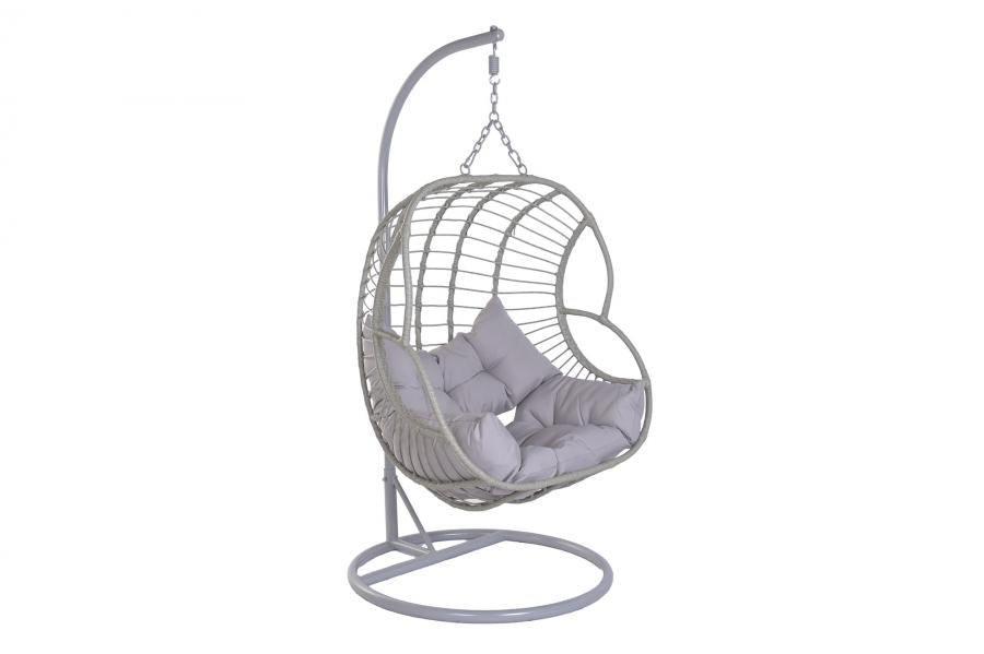 SILLON COLGANTE RATAN SINTETICO 105X105X195 2 PLAZ