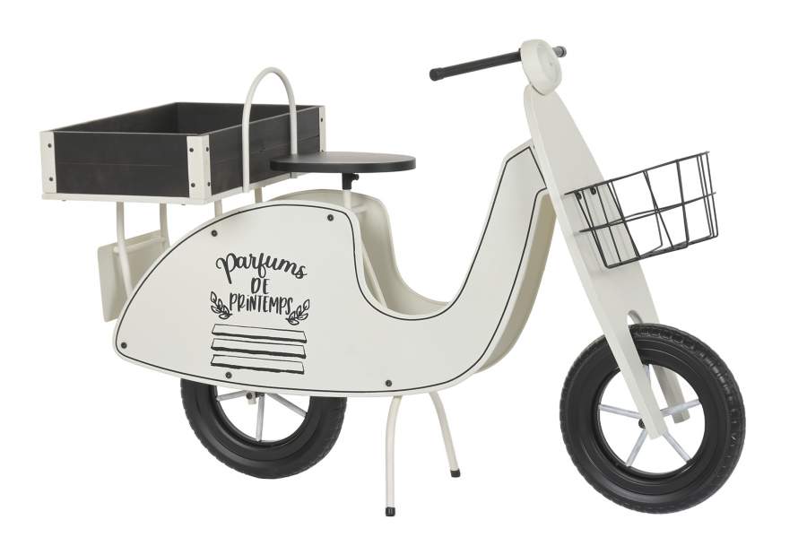 EXPOSITOR METAL 111X46X75 SCOOTER CREMA