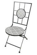 SILLA METAL PIEDRA 50,5X39X93