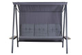 BANCO ACERO 215X120X180 COLUMPIO 3 PLAZAS