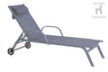 TUMBONA ACERO TEXTILENE 199X63X101 APILABLE
