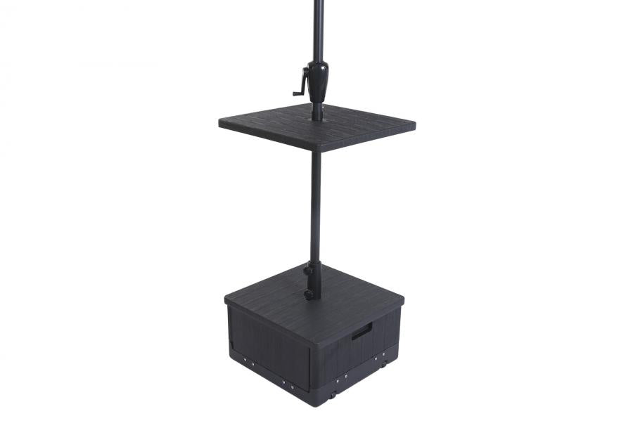 BASE PARASOL PLASTICO ALTA DENSIDAD 53X53X30 55/66