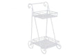 CAMARERA HIERRO 43X38X76 HOJAS BLANCO