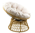 SILLON RATAN SINTETICO HIERRO 90X80X82 GIRATORIO