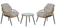 MESA SET 3 RATAN SINTETICO 69X63X87