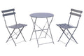MESA SET 3 METAL 60X60X71 GRIS