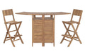 MUEBLE BAR SET 3 TECA 95X70X108 2 TABURETES