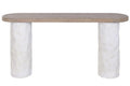 CONSOLA MADERA METAL 150X34X75