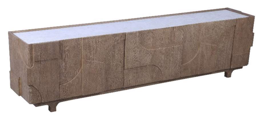 MUEBLE TV MANGO MARMOL 185,42X35,56X55,88